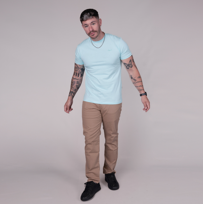 Mineral Glock T-Shirt - Sea Foam - jjdonnelly