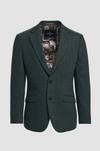 Cavani Thomas Lush Olive Tweed Blazer - jjdonnelly