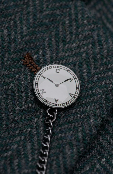 Cavani Thomas Lush Olive Tweed Blazer - jjdonnelly