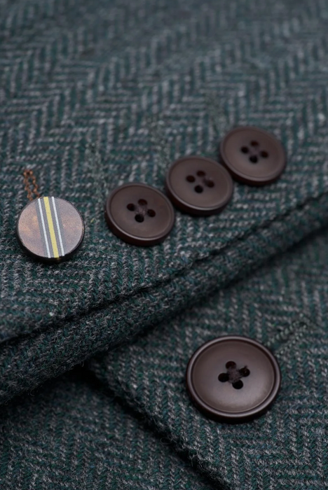 Cavani Thomas Lush Olive Tweed Blazer - jjdonnelly