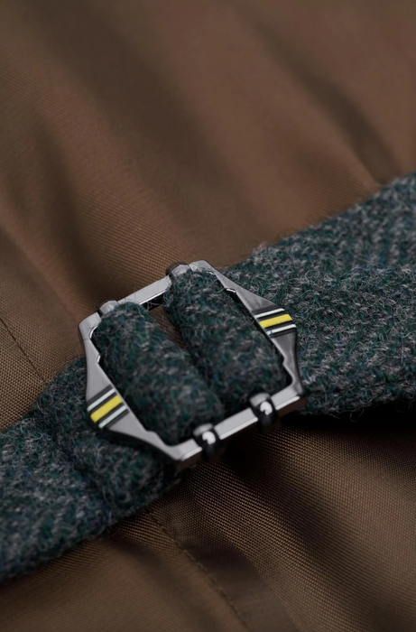 Cavani Thomas Lush Olive Tweed Waistcoat - jjdonnelly