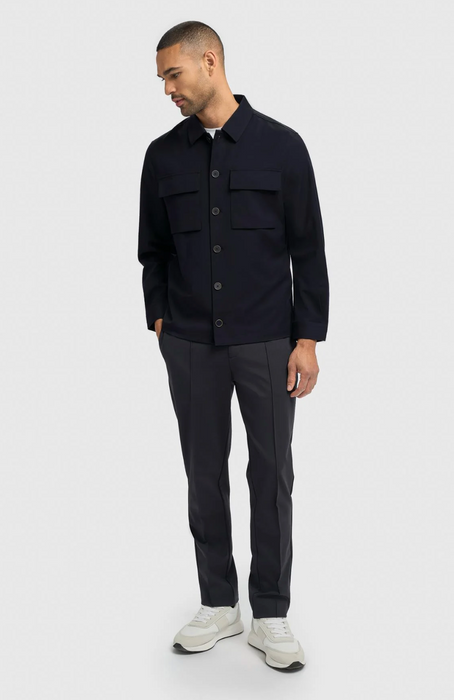 Cavani Danilo Overshirt - Navy - jjdonnelly