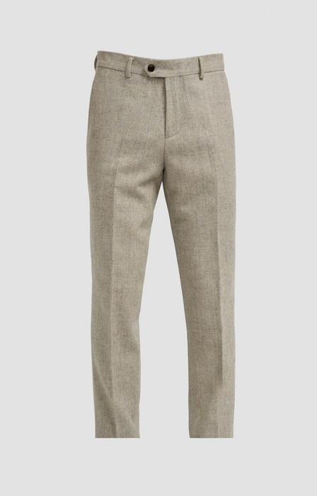 Cavani Thomas Pearl Grey Tweed Trousers - jjdonnelly