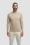 Cavani Argas Rollneck Jumper - Fawn - jjdonnelly