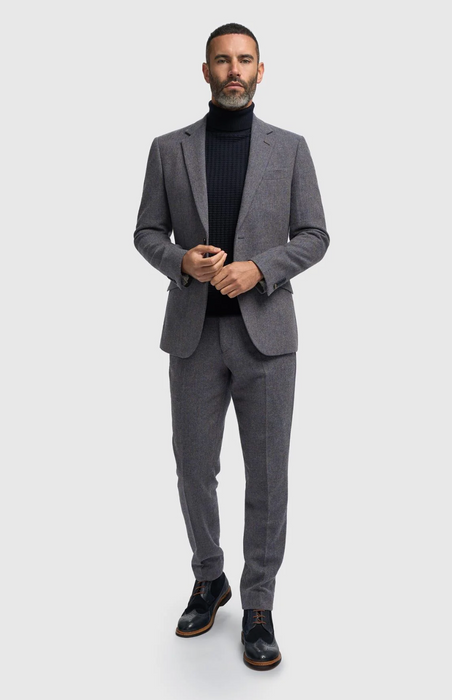 Cavani Thomas Savoy Blue Tweed Blazer - jjdonnelly