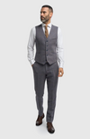 Cavani Thomas Savoy Blue Tweed Waistcoat - jjdonnelly