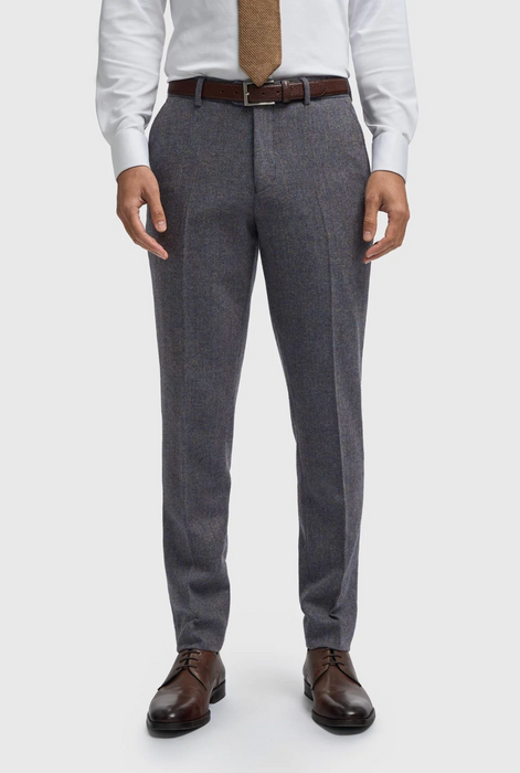 Cavani Thomas Savoy Blue Tweed Trousers - jjdonnelly