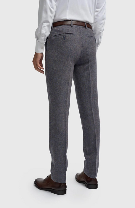Cavani Thomas Savoy Blue Tweed Trousers - jjdonnelly