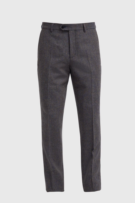 Cavani Thomas Savoy Blue Tweed Trousers - jjdonnelly