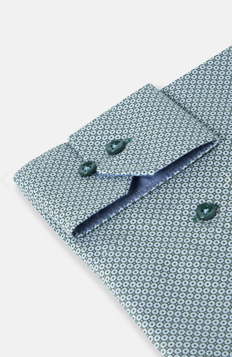 Benetti Maddison Pattern Shirt - Forrest - jjdonnelly