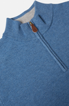 Benetti Quinn 1/4 Zip Knitwear - Blue - jjdonnelly