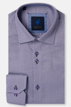Benetti Maddison Pattern Shirt - Plum - jjdonnelly