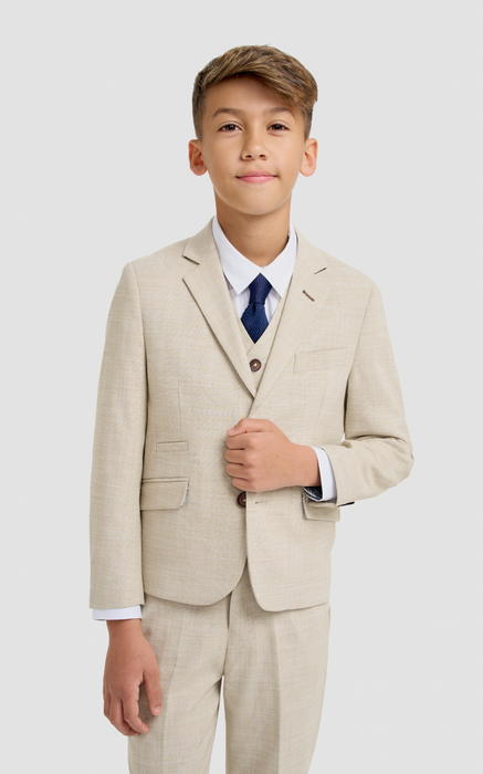 Cavani Boys Camden Beige Suit - jjdonnelly