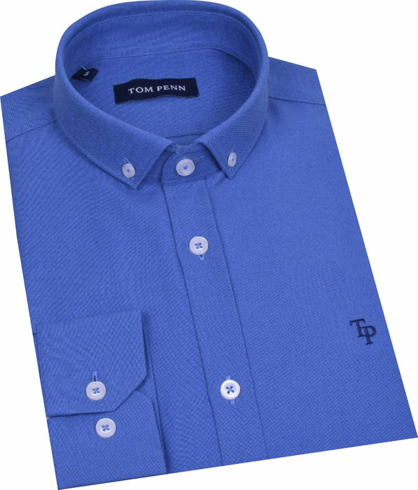Tom Penn Oxford Shirt - Cobolt