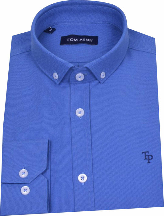 Tom Penn Oxford Shirt - Cobolt