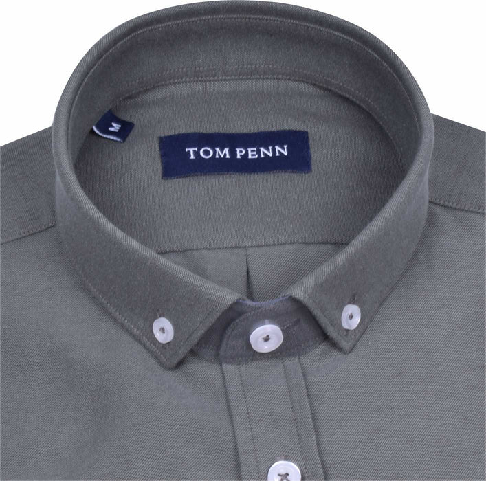 Tom Penn Oxford Shirt - Khaki