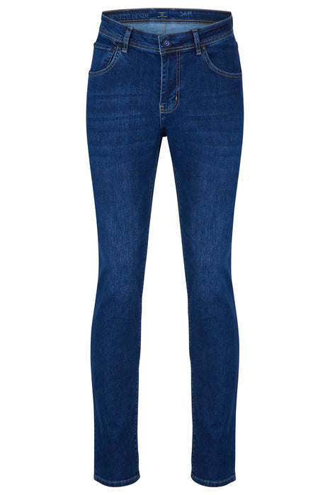 Benetti Austin Straight Leg Jean - Mid Blue - jjdonnelly