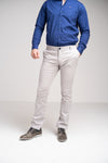 Scott & Wade Tailored Chino - Sprint Cloud (Grey) - jjdonnelly