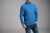 Mineral Kentucky Half Zip Sweatshirt - Blue - jjdonnelly