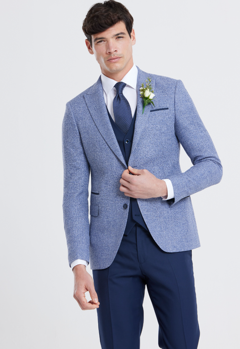 Benetti Simon Tailored Fit Blazer - Blue - jjdonnelly