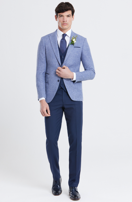 Benetti Simon Tailored Fit Blazer - Blue - jjdonnelly