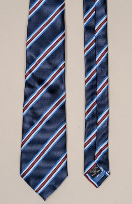Cavani Stripe Tie Set -Navy - jjdonnelly