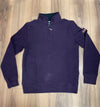 Mineral Kentucky Half Zip Sweatshirt - Grape - jjdonnelly