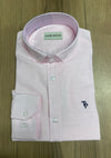 Tom Penn Slim Fit Oxford Shirt - Pink - jjdonnelly